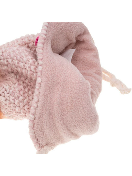 Kids Beanie Knitted Coral