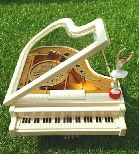 Vintage Wooden Miniature Musical Instrument 17x17x10cm