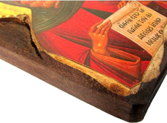 IconsGR Image St. Anthony Wooden 8x20cm
