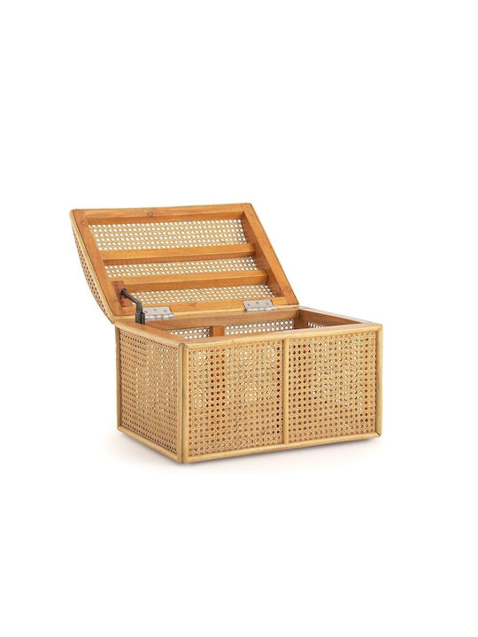 La Redoute Interieurs Διακοσμητικό Μπαούλο Ξύλινο Μπεζ 35x50x33εκ.