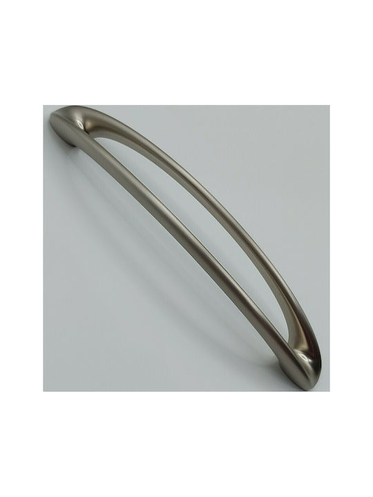 Furnipart Mâner Mobilier din Metal & Zamak în Culoare Argintiu 185mm (Distanța între Centre 160mm) 7536-160-G1 1buc