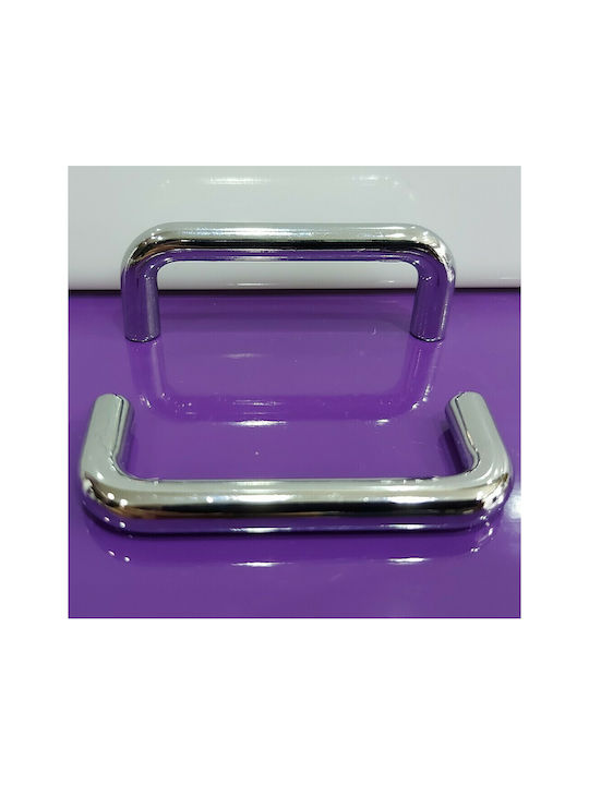 Handle Furniture made of Metallic & Zamak in Silver Color 74mm (Center Distance 64mm) 4001-064-INO 1pcs