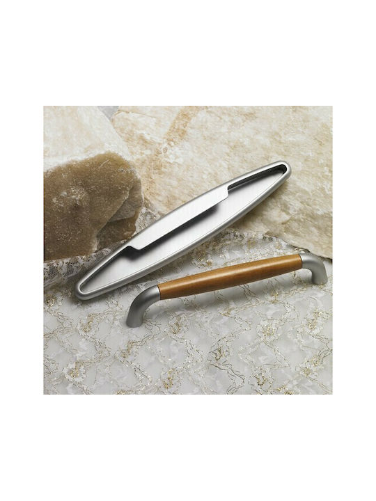 Pamar Buton Mobilier Mânere de mobilier din Metal & Zamak în Culoare Argintiu 0714-000-10C3 1buc