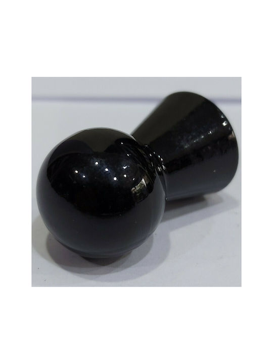 Knob Furniture made of Acrylic Resin in Black Color 0314-NEL1 1pcs