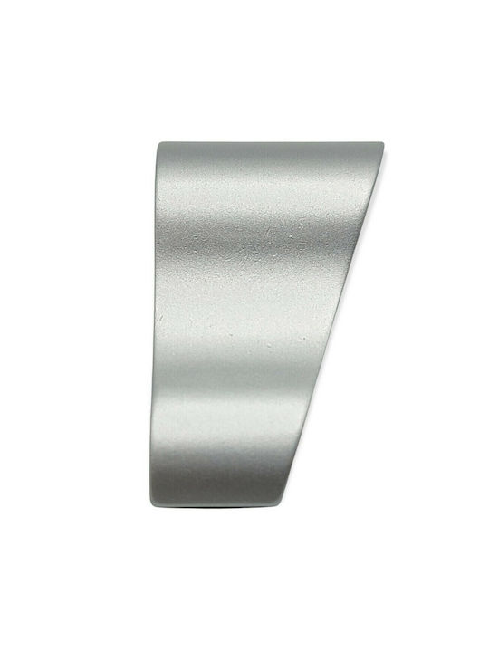 Pamar Buton Mobilier Mânere de mobilier din Metal & Zamak în Culoare Argintiu 42mm (Distanța între Centre 16mm) 0642-016-10C1 1buc
