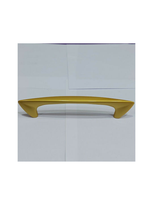 Obispa Handle Furniture made of Metallic & Zamak in Gold Color 160mm (Center Distance 128mm) 0146-128-20A1 1pcs