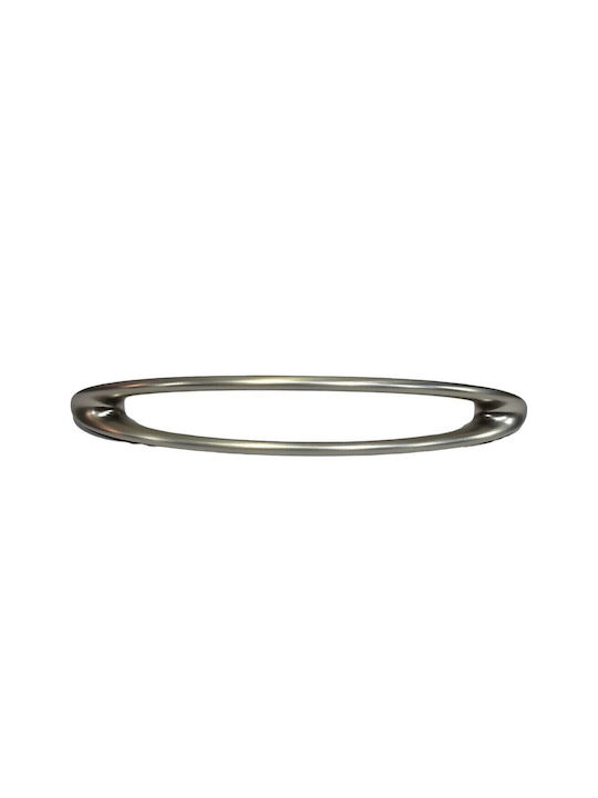 Furnipart Mâner Mobilier din Metal & Zamak în Culoare Argintiu 185mm (Distanța între Centre 160mm) 7536-160-G1 1buc