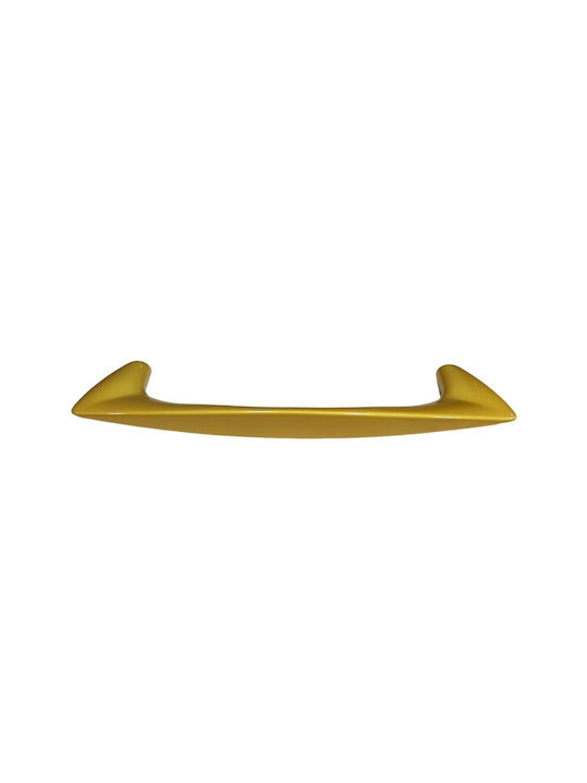 Obispa Handle Furniture made of Metallic & Zamak in Gold Color 160mm (Center Distance 128mm) 0146-128-20A1 1pcs