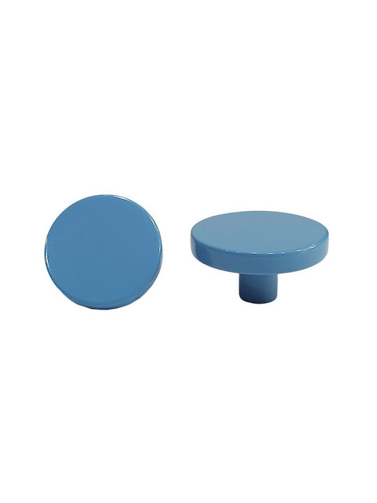Knob Furniture made of Metallic & Zamak in Light Blue Color 11113-20A1 1pcs
