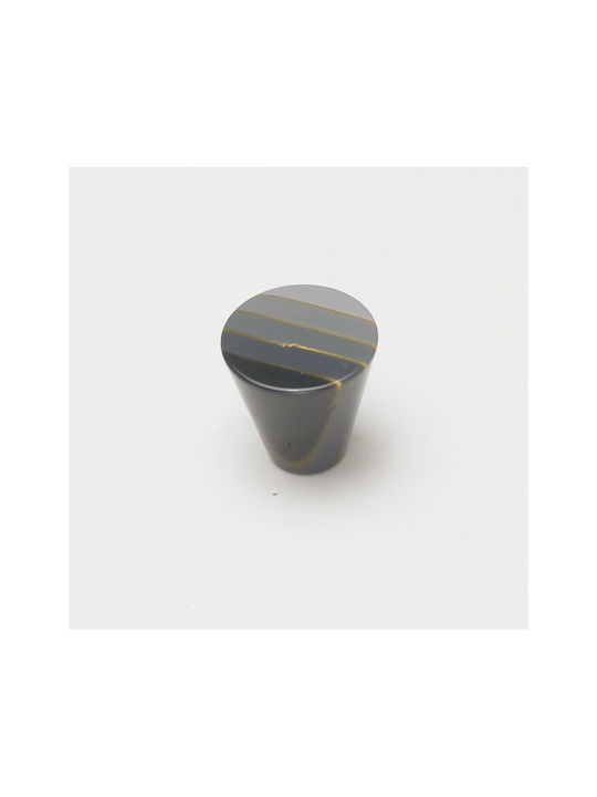 ACM Knob Furniture made of Acrylic Resin in Gray Color 6029-O3N1 1pcs