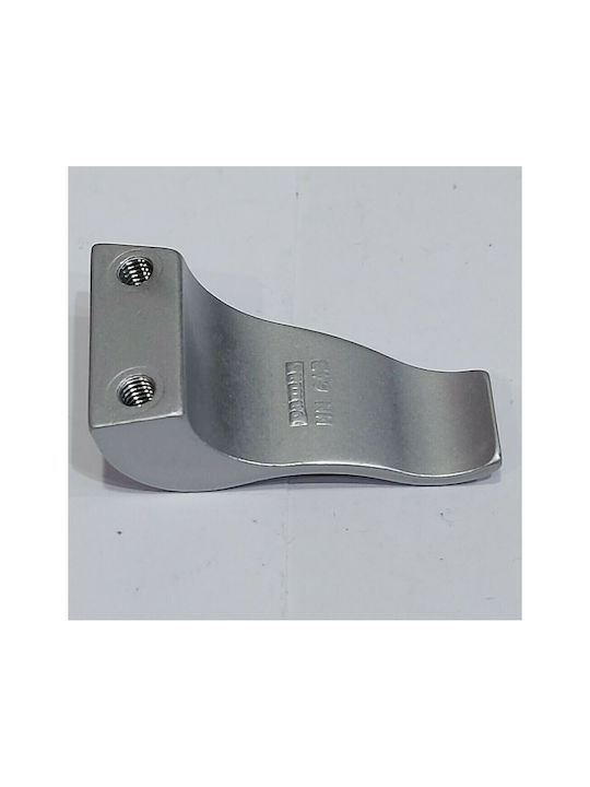 Pamar Buton Mobilier Mânere de mobilier din Metal & Zamak în Culoare Argintiu 42mm (Distanța între Centre 16mm) 0643-016-10C1 1buc