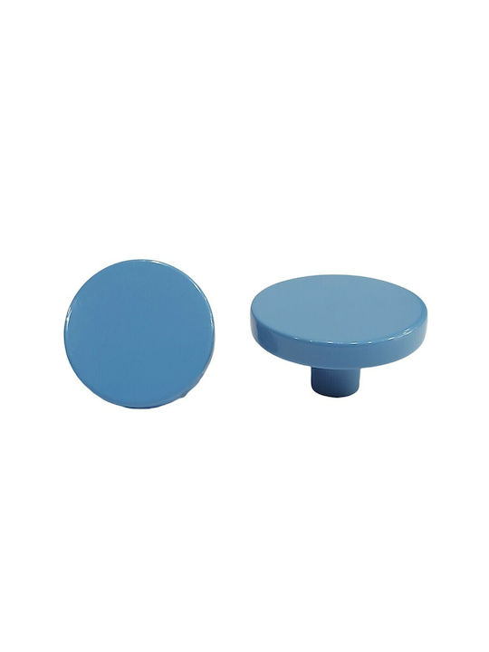 Knob Furniture made of Metallic & Zamak in Light Blue Color 11113-20A1 1pcs