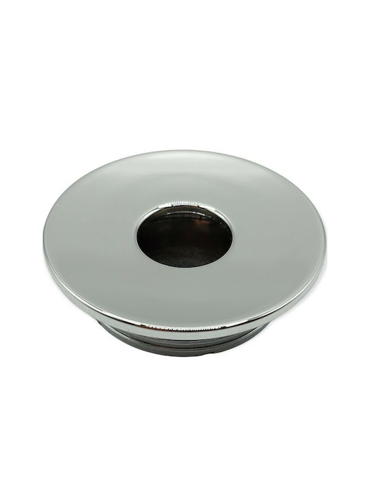 Furnipart Buton Mobilier Mânere de mobilier din Metal & Zamak în Culoare Argintiu 7224-INO1 1buc