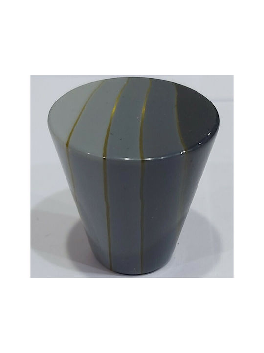 ACM Knob Furniture made of Acrylic Resin in Gray Color 6029-O3N1 1pcs