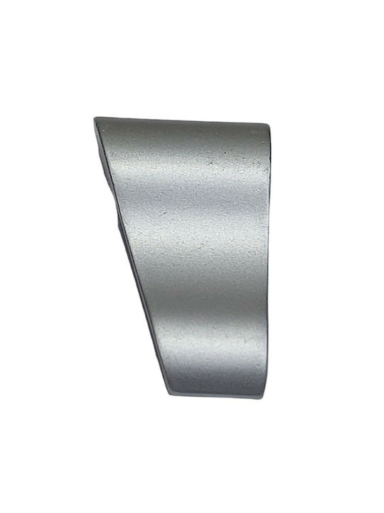 Pamar Buton Mobilier Mânere de mobilier din Metal & Zamak în Culoare Argintiu 42mm (Distanța între Centre 16mm) 0643-016-10C1 1buc