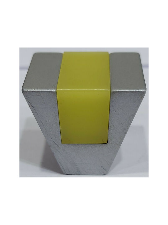 Pamar Copii Buton Mobilier din Plastic & Zamak & Metal în Culoare Galben 0373-000-KIT1 1buc
