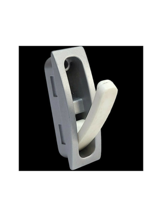 Pamar Buton Mobilier din Zamak & Plastic & Metal în Culoare Alb 0721-000-LEF1 1buc