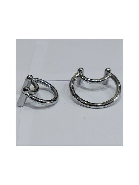 Handle Furniture made of Zamak & Metallic in Silver Color 44mm (Center Distance 25mm) 11069-025-MAY 1pcs