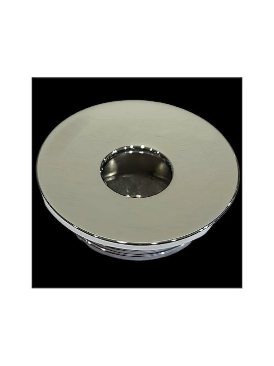 Furnipart Buton Mobilier Mânere de mobilier din Metal & Zamak în Culoare Argintiu 7224-INO1 1buc
