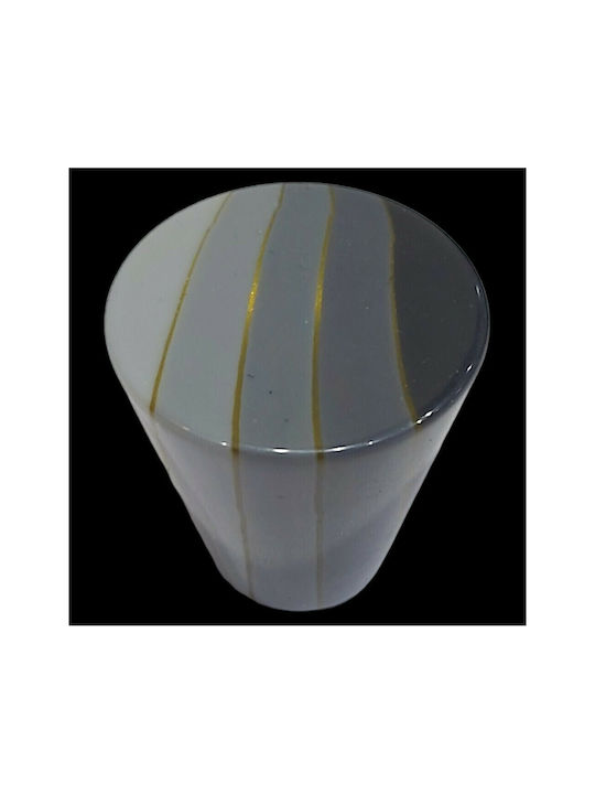 ACM Knob Furniture made of Acrylic Resin in Gray Color 6029-O3N1 1pcs