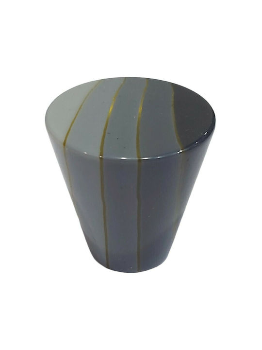 ACM Knob Furniture made of Acrylic Resin in Gray Color 6029-O3N1 1pcs