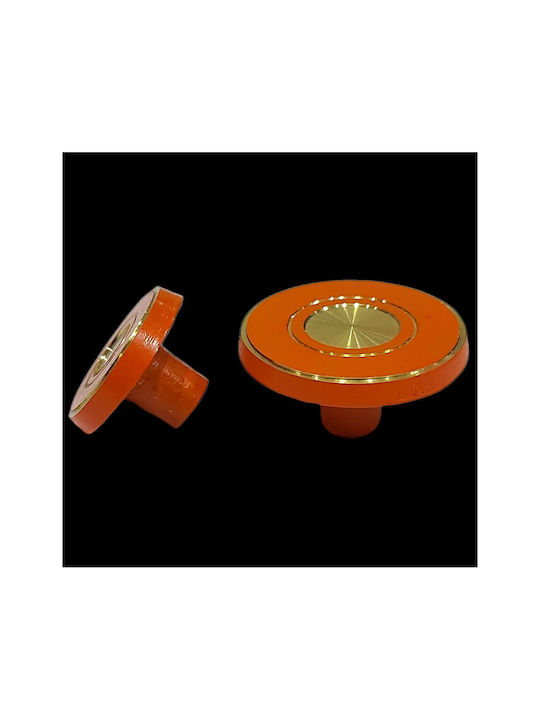 Knob Furniture made of Metallic in Orange Color 11037-BRZ 1pcs