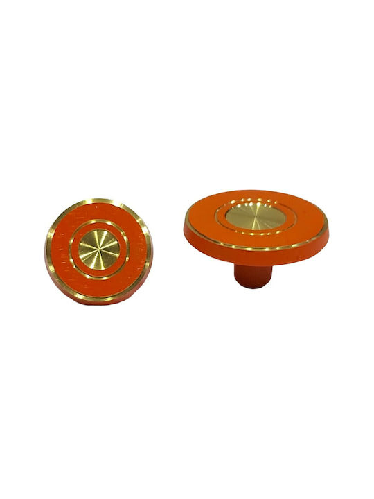 Knob Furniture made of Metallic in Orange Color 11037-BRZ 1pcs