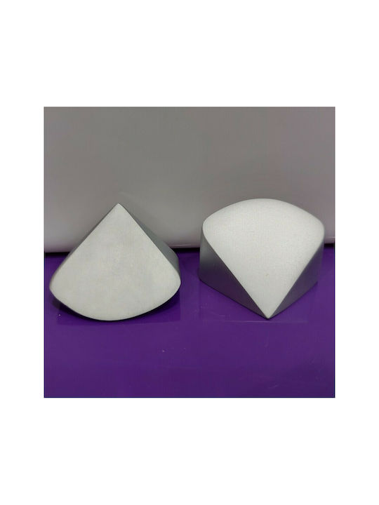 Furnipart Mâner Mobilier Mânere de mobilier din Metal & Zamak în Culoare Argintiu 40mm (Distanța între Centre 32mm) 7202-10C1 1buc