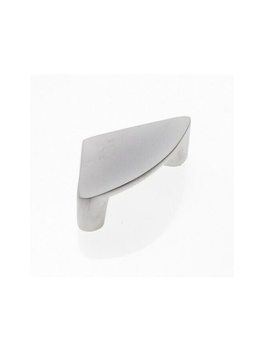 Furnipart Mâner Mobilier Mânere de mobilier din Metal & Zamak în Culoare Argintiu 40mm (Distanța între Centre 32mm) 7202-10C1 1buc