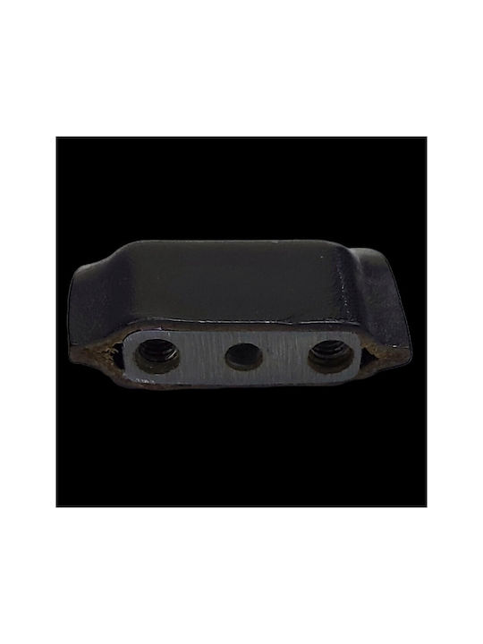 Knob Furniture made of Leather in Black Color 32mm (Center Distance 16mm) 4223-16-DER1 1pcs