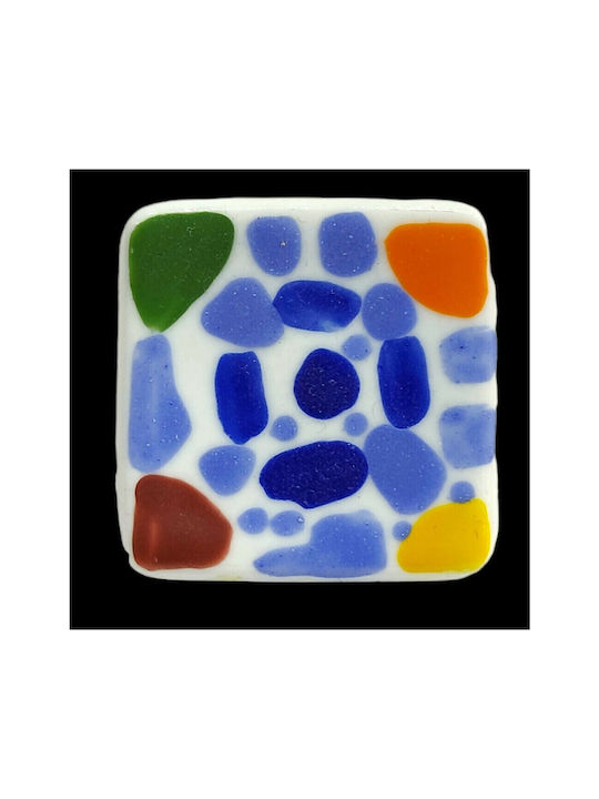 Buton Mobilier din Porțelan în Culoare Multicolor 9099-000-XEIR 1buc