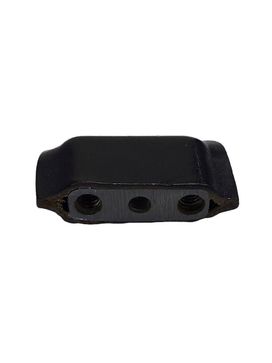 Knob Furniture made of Leather in Black Color 32mm (Center Distance 16mm) 4223-16-DER1 1pcs