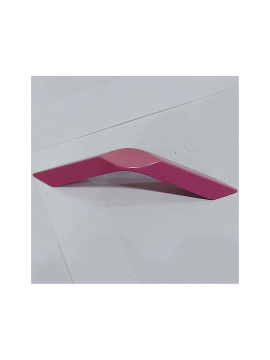 Kinder Handgriff Möbelgriff aus Metallisch & Zamak in Rosa Farbe 86mm (Zentrenabstand 64mm) 4195-064-ROZ1 1Stück