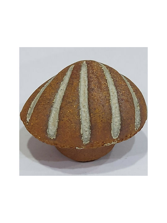 Nesu Knob Furniture made of Ceramic in Brown Color 11178-MAU1 1pcs