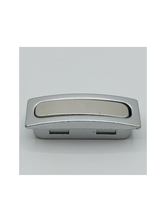 Pamar Buton Mobilier Mânere de mobilier din Zamak & Metal în Culoare Argintiu 0721-000-12B1 1buc