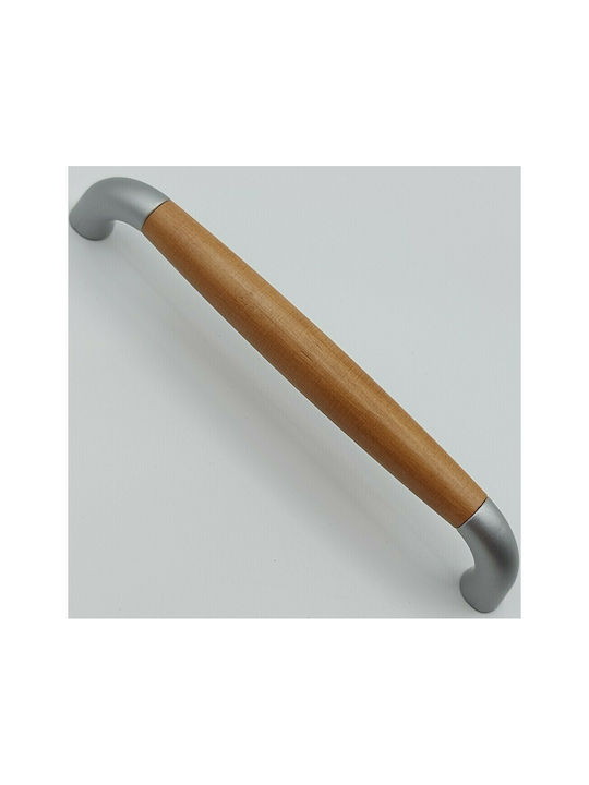 Wooden Furniture Handle Brown with Distance Between Hole Centers 160mm 0272-160-10C