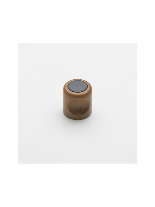 ACM Knob Furniture made of Wooden & Metallic & Zamak in Brown Color 4034-MAU1 1pcs