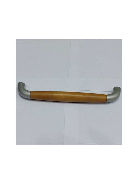 Handle Furniture made of Wooden & Metallic in Brown Color 174mm (Center Distance 160mm) 0272-160-10C 1pcs