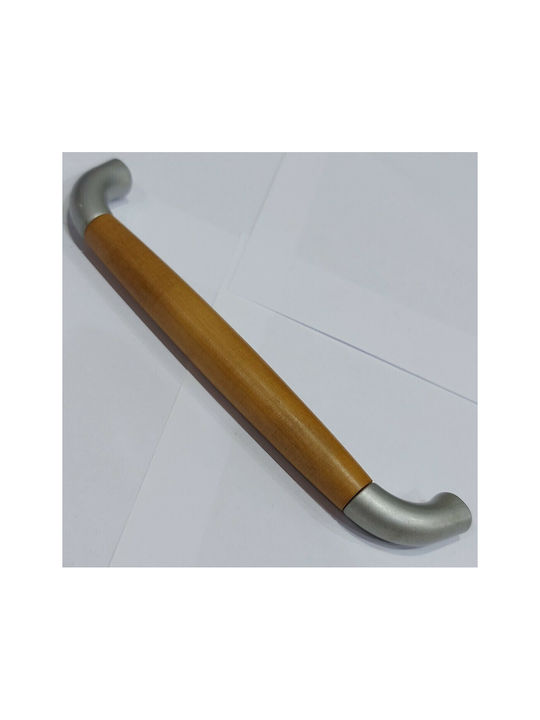 Handle Furniture made of Wooden & Metallic in Brown Color 174mm (Center Distance 160mm) 0272-160-10C 1pcs