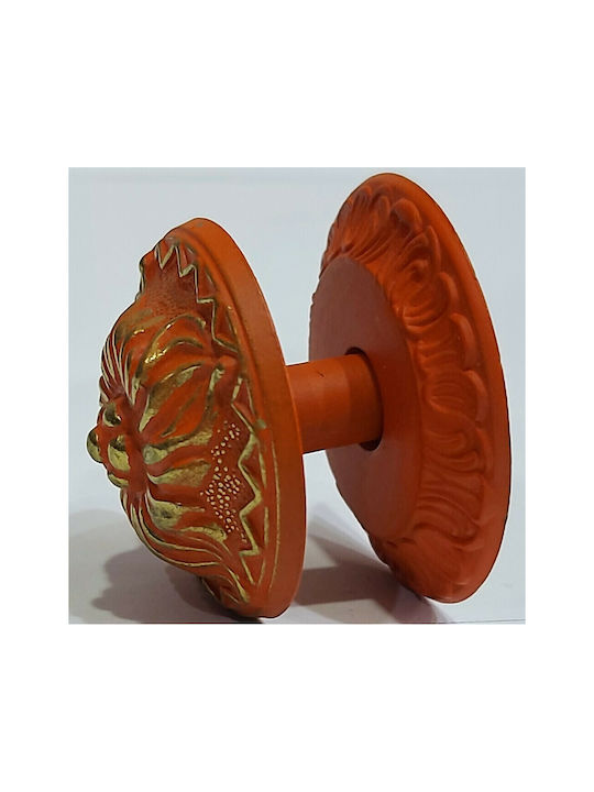 Knob Furniture made of Metallic in Orange Color 11044-BRZ2 1pcs