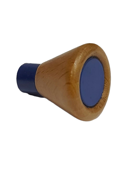 Kids Knob Furniture made of Wooden & Metallic & Zamak in Blue Color 0239-BLE1 1pcs
