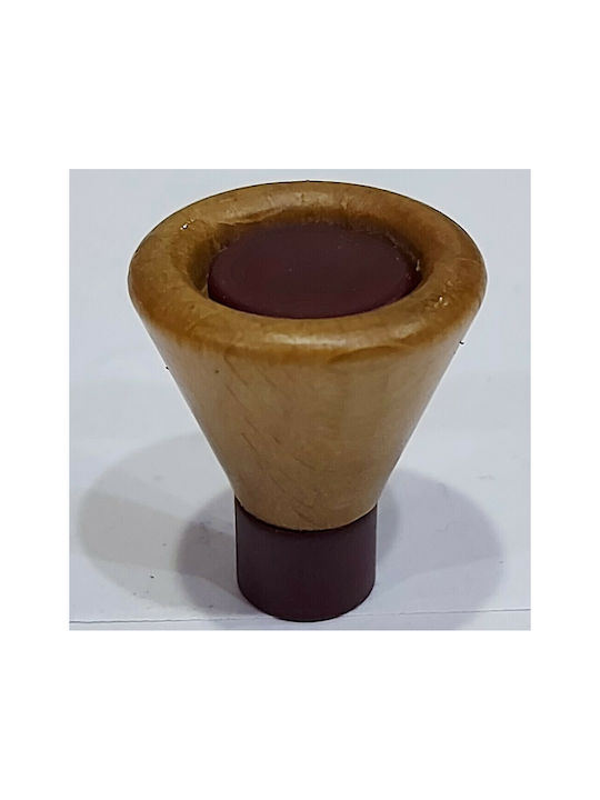 Copii Buton Mobilier din Lemn & Metal & Zamak Bordeaux 0239-BOR1 1buc