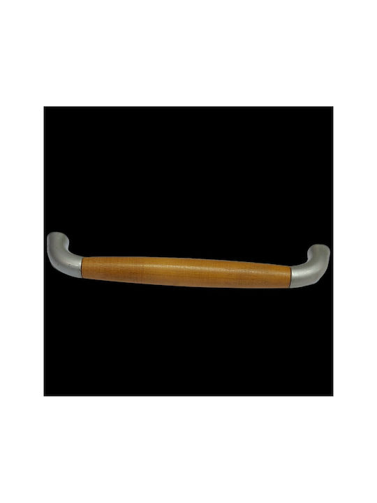 Handle Furniture made of Wooden & Metallic in Brown Color 174mm (Center Distance 160mm) 0272-160-10C 1pcs