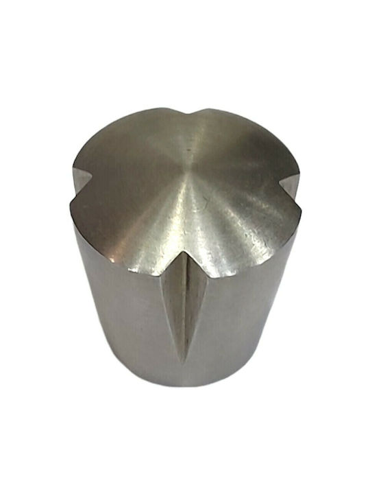 Furnipart Buton Mobilier din Metal & Zamak în Culoare Argintiu 7235-00G1 1buc