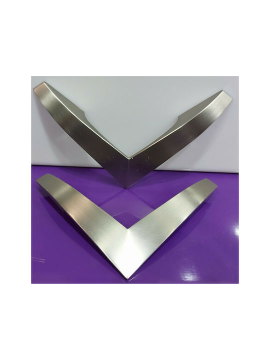 Furnipart Mâner Mobilier din Metal & Zamak NICKEL-MAT 186mm (Distanța între Centre 128mm) 7510-128-G 1buc