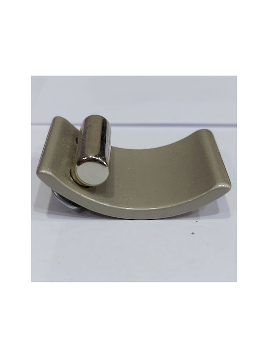 Obispa Handle Furniture made of Metallic & Zamak in Silver Color 43mm (Center Distance 16mm) 0124-016-12B1 1pcs