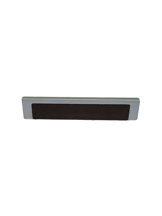 Knob Furniture made of Zamak & Metallic & Leather Dark brown. 105mm (Center Distance 96mm) 1058-10C1 1pcs