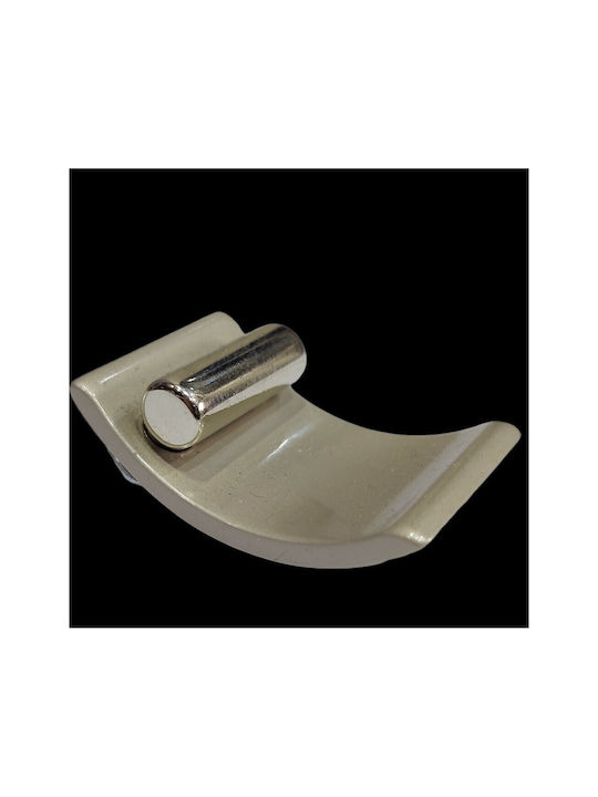Obispa Handle Furniture made of Metallic & Zamak in Silver Color 43mm (Center Distance 16mm) 0124-016-12B1 1pcs