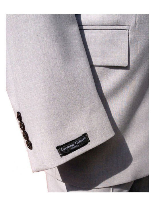 Luciano Faketti Men's Suit Gray