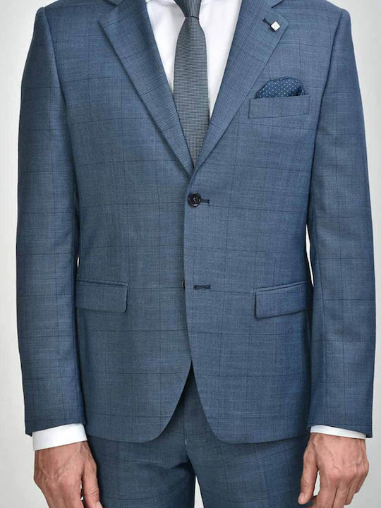 Leonardo Uomo Men's Winter Suit Blue